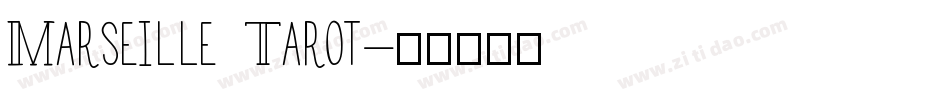 Marseille Tarot字体转换